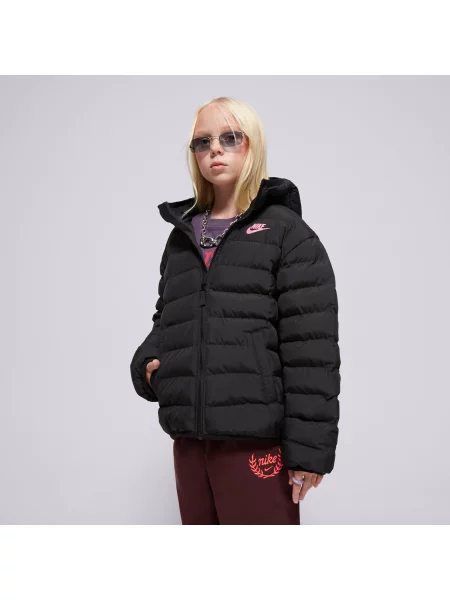 Nike Kurtka Zimowa K Nsw Low Synfl Jkt Adp Girl czarna