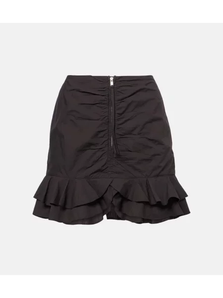Fustă Marant Etoile cu volane negru