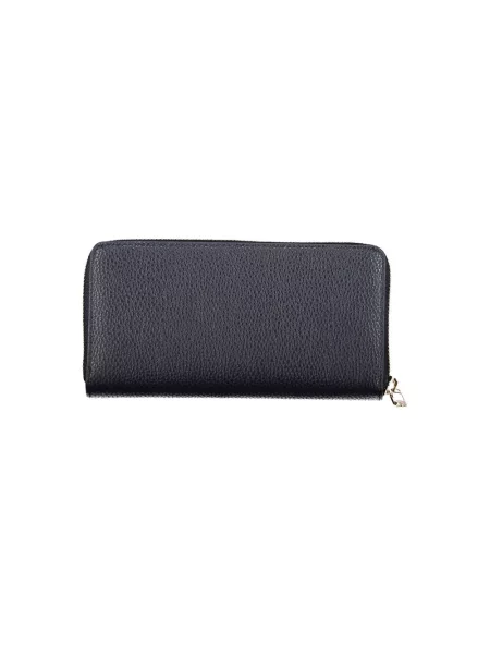 Lniany portfel Tommy Hilfiger czarny