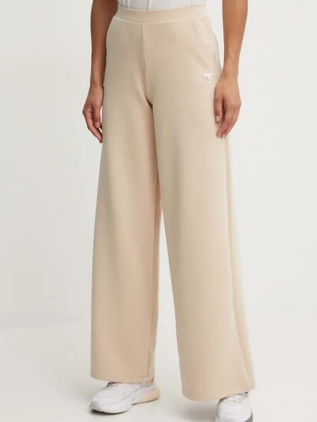 Guess pantaloni de trening pentru femei OLYMPE bej