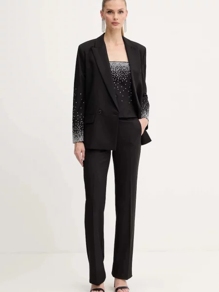 Блузка Marella з аплікацією чорний