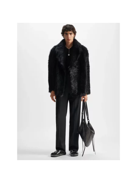 Sweter Fendi wełniany czarny