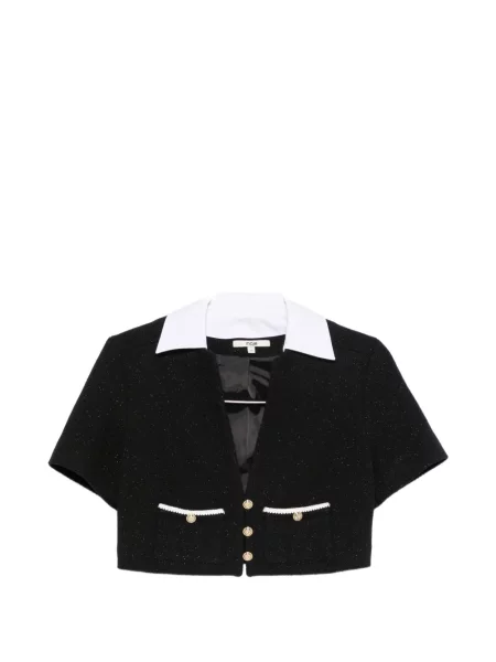 Pantaloni Maje evazate negru