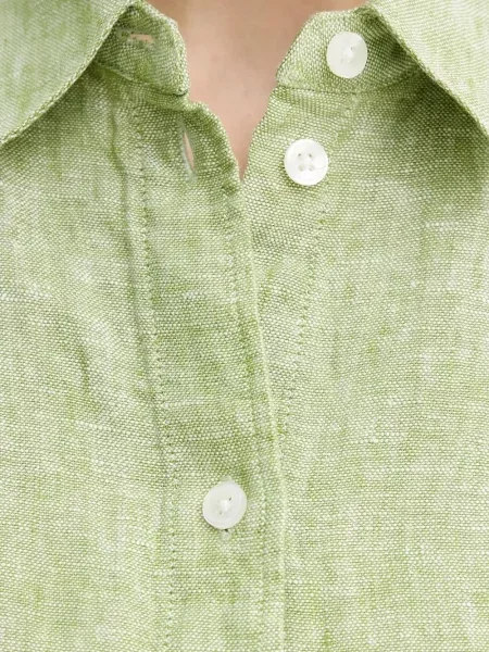 Cămașă Samsøe Samsøe scurtă verde