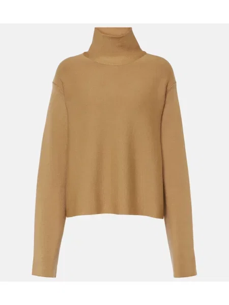 Heláncă Khaite de lână maro