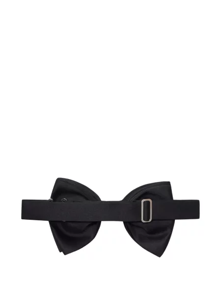 Cravată Tagliatore cu funde din satin negru