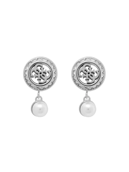 Guess naušnice za žene TINY PEARLY bijela
