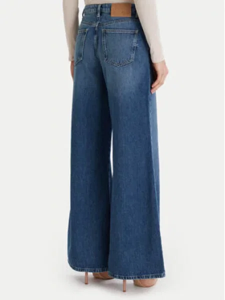 ViCOLO Jeans hlače Wide Leg modra