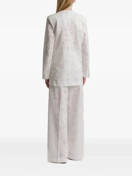 Sacou Alberta Ferretti alb