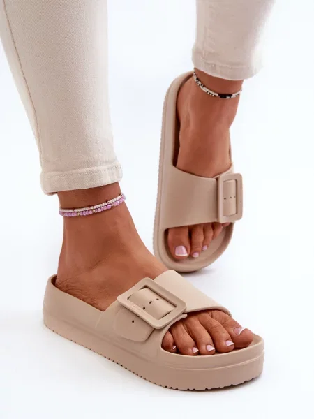 Papuci de casă Big Star Shoes alb