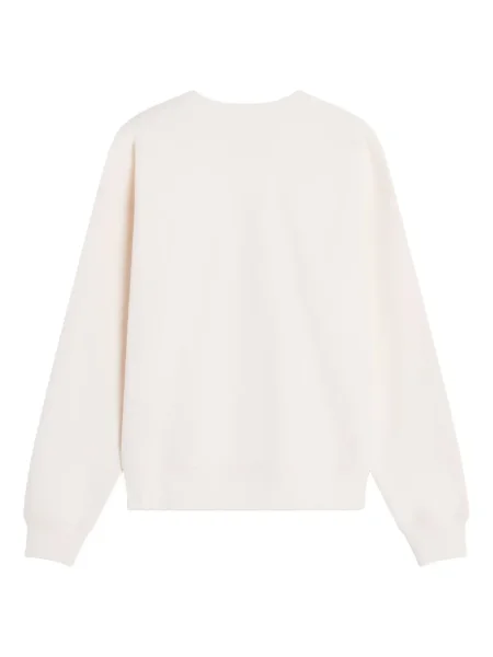 Hanorac Maison Kitsune cu broderie roz
