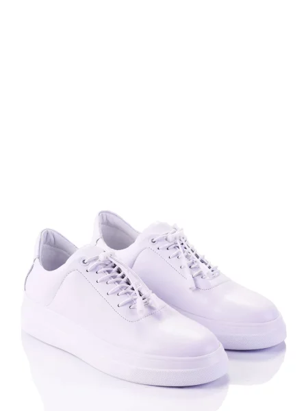 Кожаные кеды Derisan белые