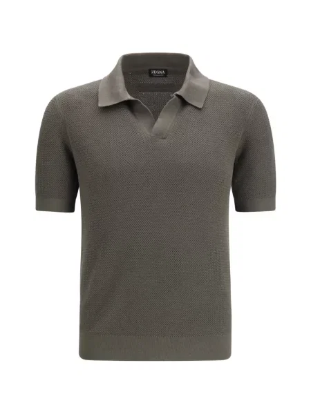 Pulover Zegna cu decolteu în V gri