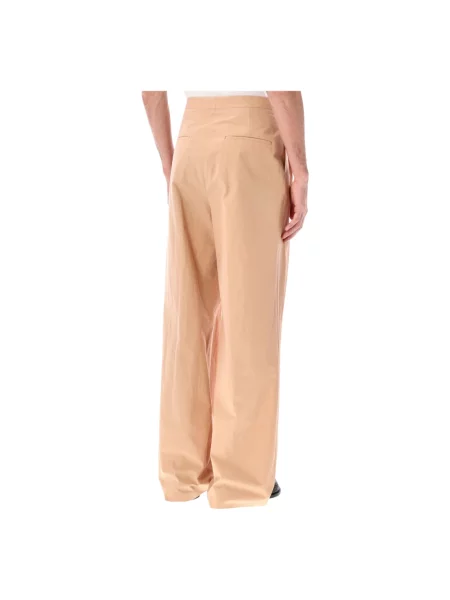 Spodnie Dries Van Noten pomarańczowe
