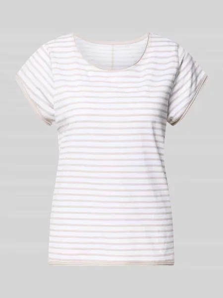 T-shirt z krótkimi rękawami Christian Berg Woman brązowa