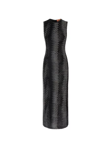 Rochie midi Missoni evazată negru