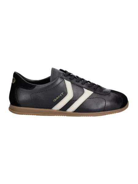 Sneakersy Gant skórzane czarne
