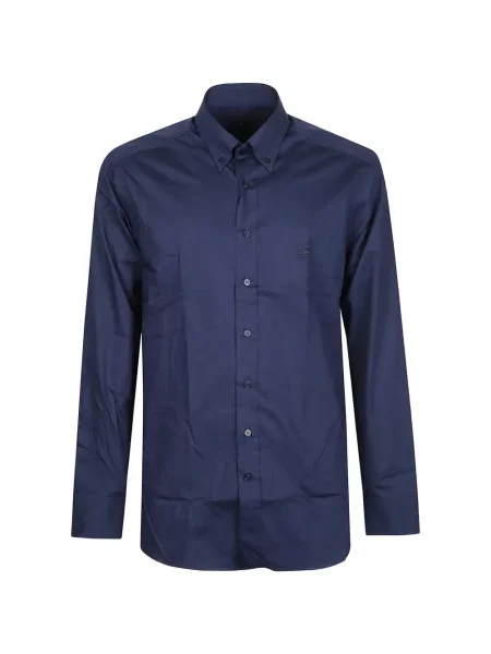 Cămașă Etro cu broderie albastru