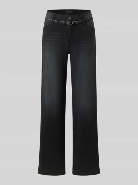 Jeansy z paskiem model ‘LIZ BELT’ Angels