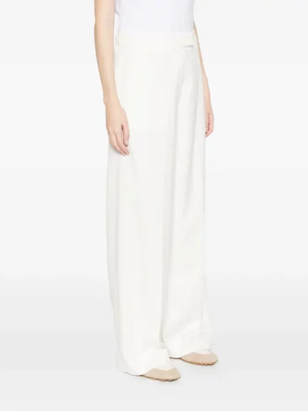 Pantaloni The Frankie Shop alb