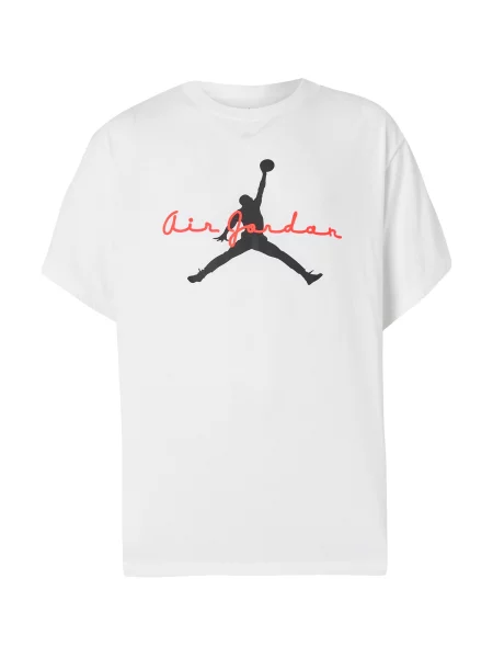 Jordan Majica BRK ESS oranžno rdeča / črna bela