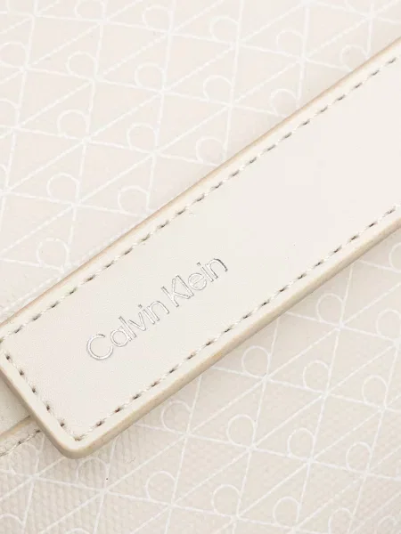 Műbőr farmerek Calvin Klein bézs