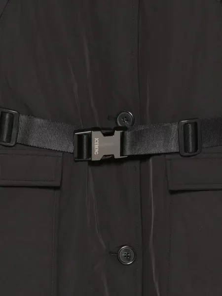 Cu centură palton Iceberg negru