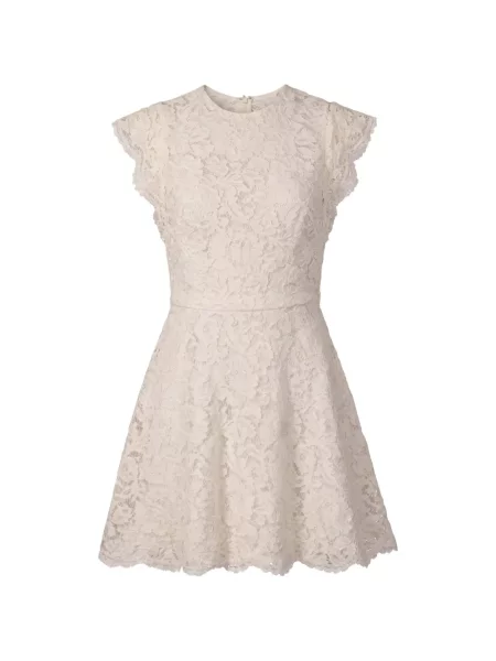 Rochie mini Valentino Garavani din dantelă alb