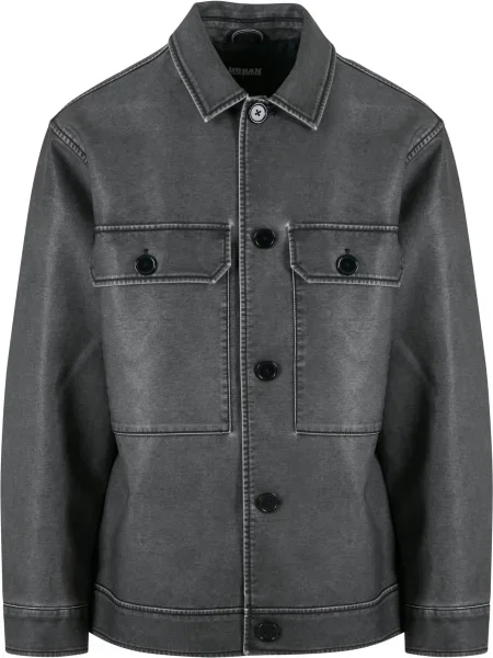 Urban Classics Geacă de primăvară-toamnă negru