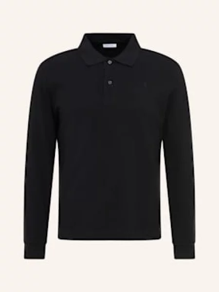 Seidensticker Polo Koszulka Polo O Kroju Slim Fit schwarz czarna