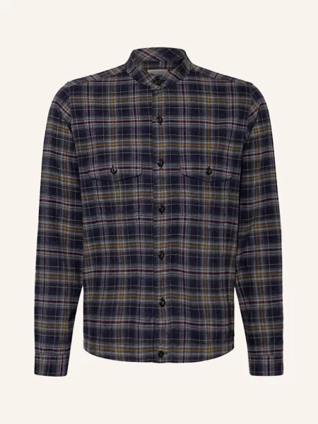 Olymp Košile Modern Fit tmavě modrá/ tmavě žlutá/ tmavě červená