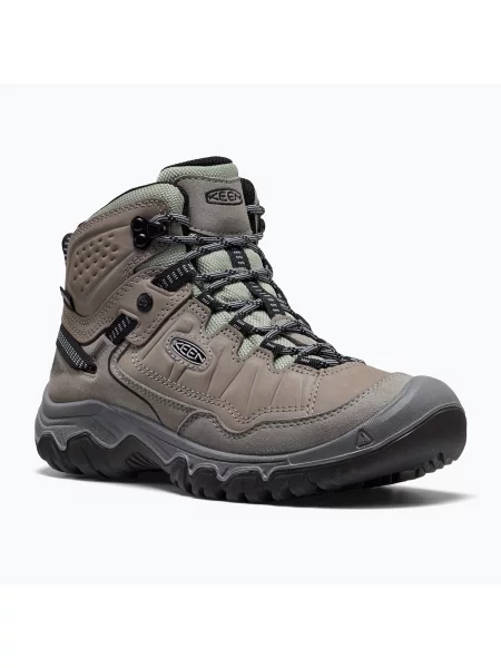 Încălțăminte de trekking pentru femei KEEN Targhee IV Mid Wp grey/lily pad gri