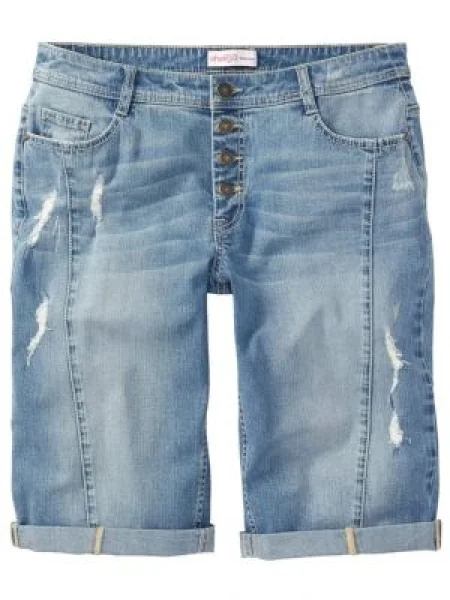 SHEEGO Jeans denim albastru