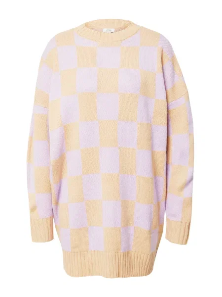 River Island Rochie tricotat mov pastel / caisă portocaliu