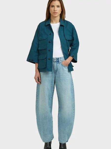 Широкі джинси G-star Raw блакитні