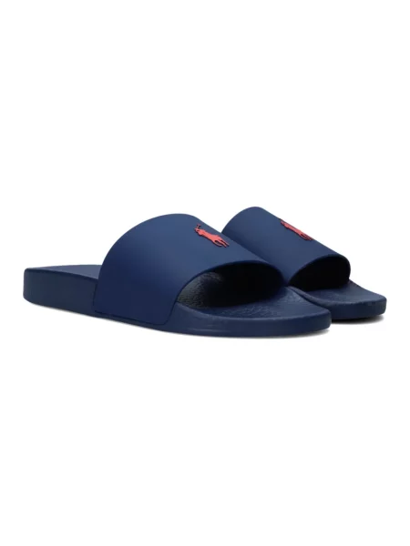 Klapki Ralph Lauren niebieskie