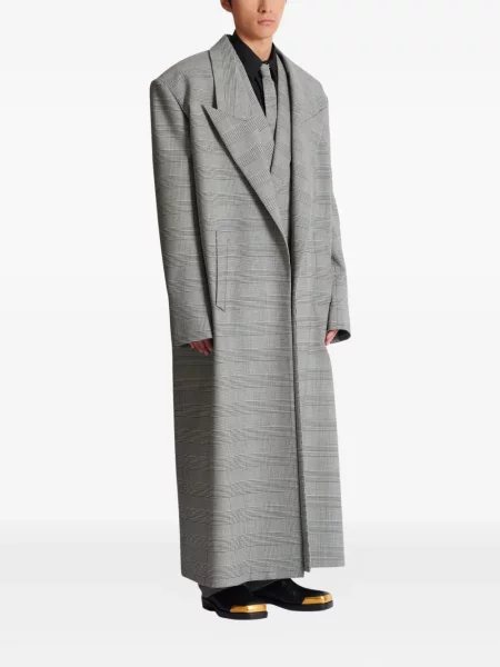 Palton Balmain gri