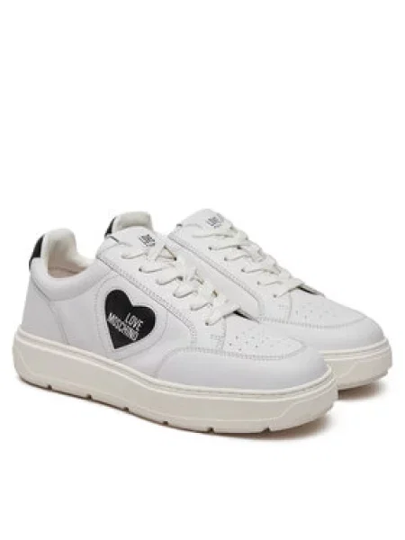LOVE MOSCHINO Sneakersy bílá