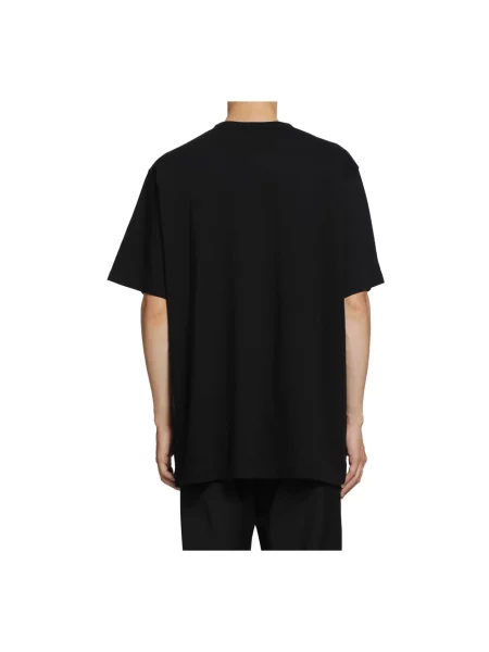 Krótka koszulka Yohji Yamamoto z krótkim rękawem czarna