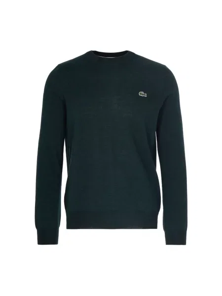 Sweter Lacoste wełniany zielony