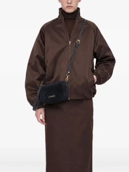 Clutch Gianni Chiarini σουέτ μπλε