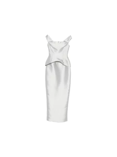 Sukienka maxi Solace London szara