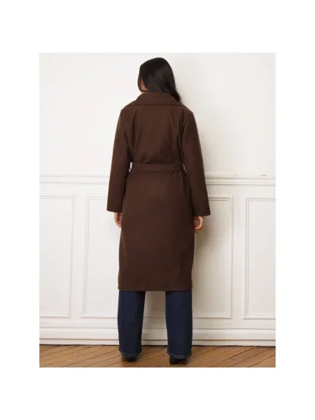 Palton La Modeuse maro