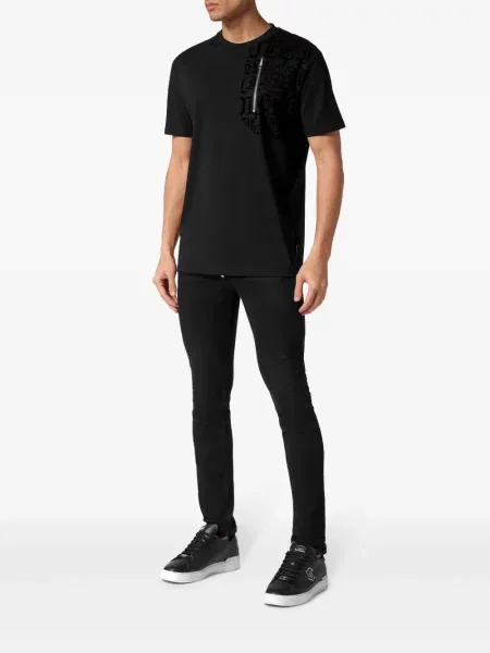 Marškinėliai Philipp Plein juoda