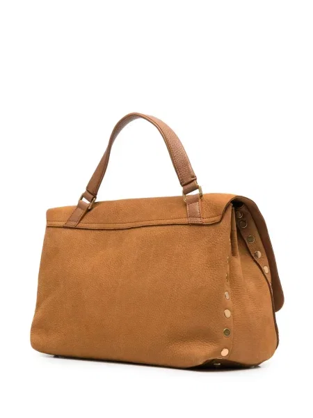 Geantă shopper Zanellato din piele maro