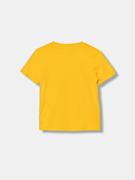 Guess Majica Regular Fit rumena
