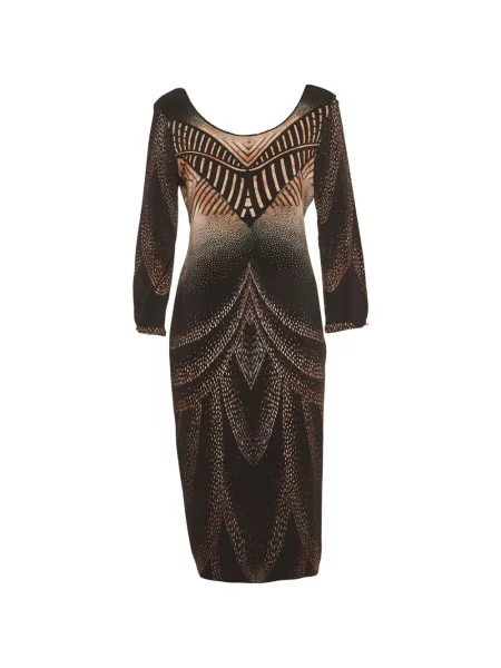 Rochie mini Roberto Cavalli din jerseu negru