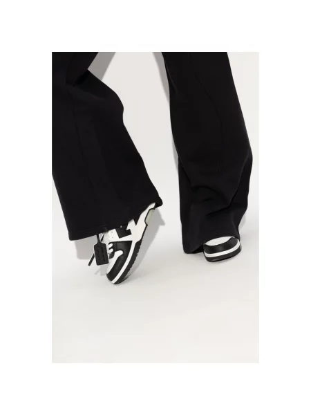 Sneakersy Off-white skórzane biznesowe białe