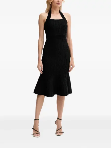 Rochie Guess cu gât halter negru