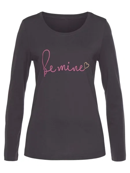 VIVANCE by LASCANA Pijama Dreams / lila / portocaliu / roz gri